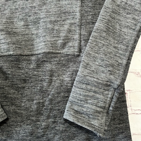 Lululemon Radiant Jacket II Heathered Core Dark Grey 6 Small Cotton Fleece Zip - Picture 11 of 11